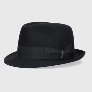 BNWT handmade Borsalino Lined Alessandria Shaved Felt hat